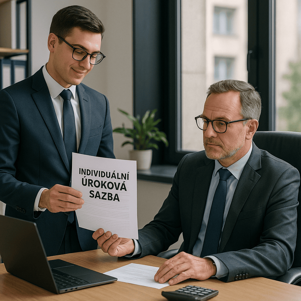 Obrázek schválení sazby Vývoj úrokových sazeb hypoték 2020-2025. Hypotéky, refixace hypotéky